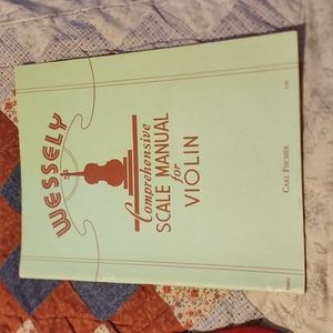 Wessely Comprehensive Scale Manual For Violin Carl Fischer